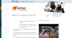 Desktop Screenshot of kickstartcabs.com